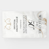 ゴールデン結婚50周年記念お祝い 横断幕 (横)