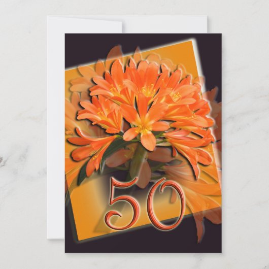 ゴールデン結婚·アンビナリー·招待状 招待状 (正面)