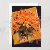 ゴールデン結婚·アンビナリー·招待状 招待状 (正面/裏面)