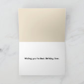 ゴールデン絵を描レトリーバーの因果ポルタット カード (内部)