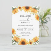 ゴールデン縁どス開花結婚ズ 招待状 (スタンド正面)