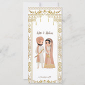 ゴールデン縁どマンダプインディアン結婚のメニュー (裏面)