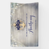 ゴールデン航海のいかりパーティーウェルカムサイン 横断幕 (縦)