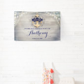 ゴールデン航海のいかりパーティーウェルカムサイン 横断幕 (インサイチュ)