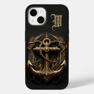 ゴールデン航海のいかりモノグラムケースメイトiPhone C Case-Mate iPhone 14ケース