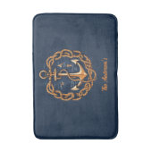 ゴールデン航海のシップいかり バスマット (正面縦)