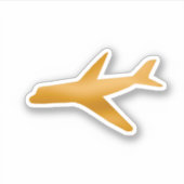 ゴールデン航空機、サイドビューシール シール (正面)