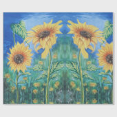 ゴールデン花びら ラッピングペーパー (フラット)