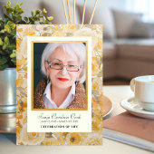 ゴールデン花模様お祝い・オブ・ライフ・プログラム プログラム