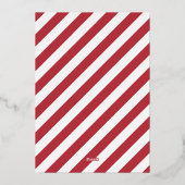 ゴールデン花火7月4日パーティー 箔招待状 (裏面)