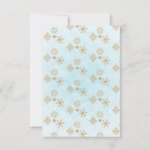 ゴールデン華美スノーフレークスオンブルーフェスティバルRSVP 出欠カード (裏面)