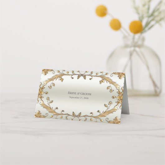 ゴールデン華美フラワーズ座席表 プレイスカード (裏面)