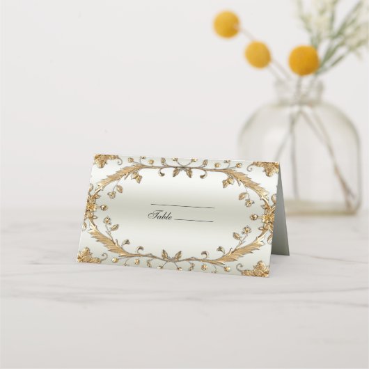 ゴールデン華美フラワーズ座席表 プレイスカード (正面)