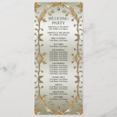 ゴールデン華美フラワーズ結婚式 プログラム (裏面)