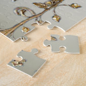 ゴールデン華美ホワイトフラワージグソーパズル ジグソーパズル (側面)