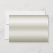 ゴールデン華美ホワイトフラワーズカードRSVP 出欠カード (裏面)