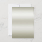 ゴールデン華美ホワイトフラワーズカードRSVP 出欠カード (裏面)