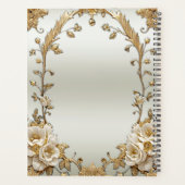 ゴールデン華美ホワイトフラワーズプランナー プランナー手帳 (裏面)