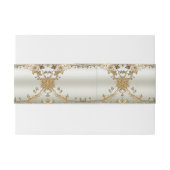 ゴールデン華美ホワイトフラワーズベリーバンド 招待状ベリーバンド (裏面例)