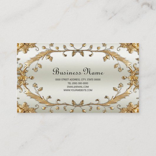 ゴールデン華美名刺 名刺 (裏面)