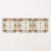 ゴールデン華美長方形ディモンド花シャイニー ヨガマット (正面(横))