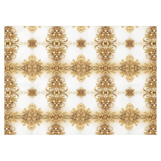 ゴールデン葉クリスマスホリデーテーブルクロス テーブルクロス (正面(横))