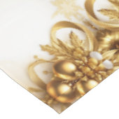 ゴールデン葉クリスマスホリデーテーブルクロス テーブルクロス (アングル)