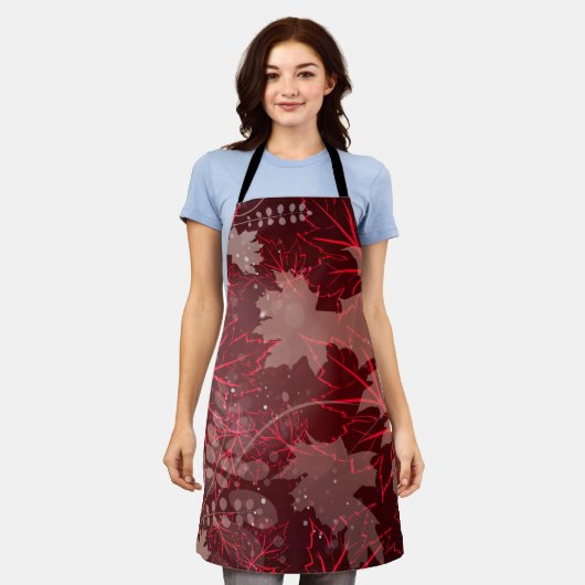 ゴールデン葉1 エプロン (着用した状態)