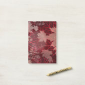 ゴールデン葉1 ポストイット (デスク上)