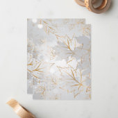 ゴールデン葉3 ノートカード (正面/裏面インサイチュ)