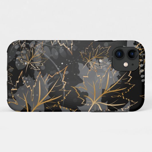 ゴールデン葉5 Case-Mate iPhoneケース (裏面(横))