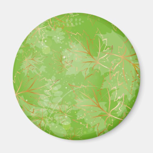 ゴールデン葉7 マグネット (正面)