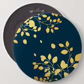 ゴールデン葉8 缶バッジ (正面&裏面)