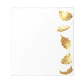 ゴールデン葉 ノートパッド (正面)