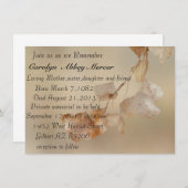 ゴールデン葉 招待状 (正面/裏面)