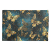 ゴールデン蝶ピローケース 枕カバー (裏面)