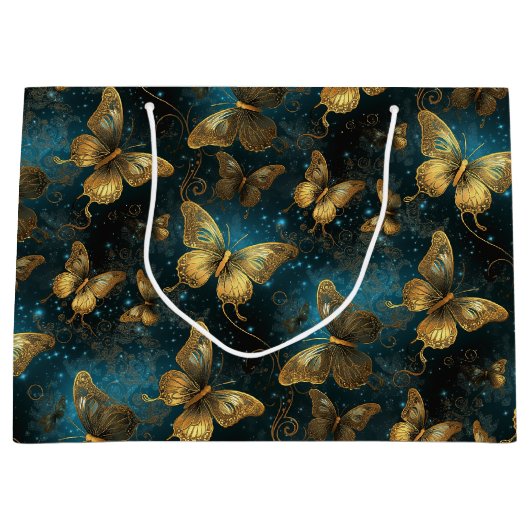 ゴールデン蝶ラージ抱き枕 ラージペーパーバッグ (正面)