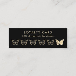 ゴールデン蝶ロイヤリティカード スキニー名刺