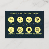 ゴールデン詳細ラッシュクライアン気にトの指示後 名刺 (裏面)