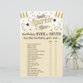 ゴールデン誕生日の永遠または決してゲーム (スタンド正面)