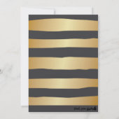 ゴールデン誕生日または大晦日パーティの招待状 招待状 (裏面)