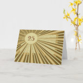 ゴールデン誕生日カード カード (黄色い花)