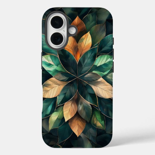 ゴールデン調和リーフフォンケース Case-Mate iPhoneケース (裏面)