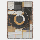 ゴールデン調和抽象芸術 スローブランケット (正面縦)