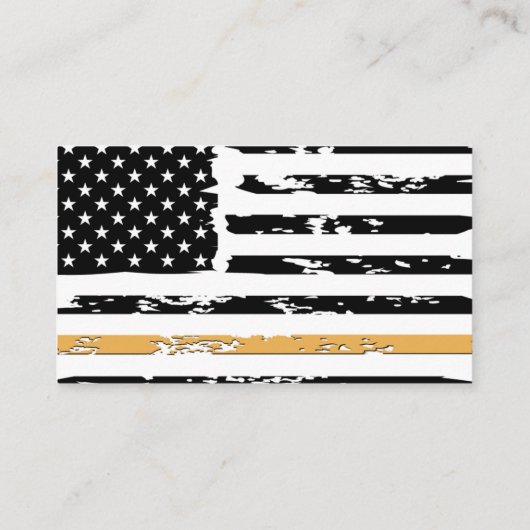 ゴールデン警察バッジカスタムビジネスカード 名刺 (裏面)