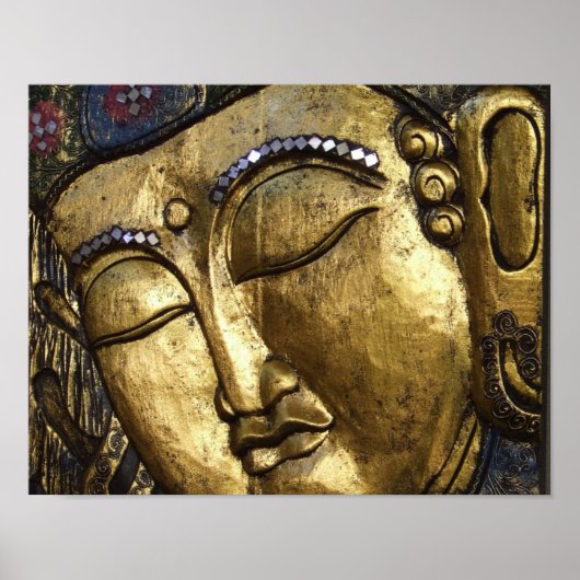 ゴールデン賛美ブッダめい想のポスター ポスター (正面)