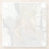 ゴールデン赤面 ガラスコースター (裏面)