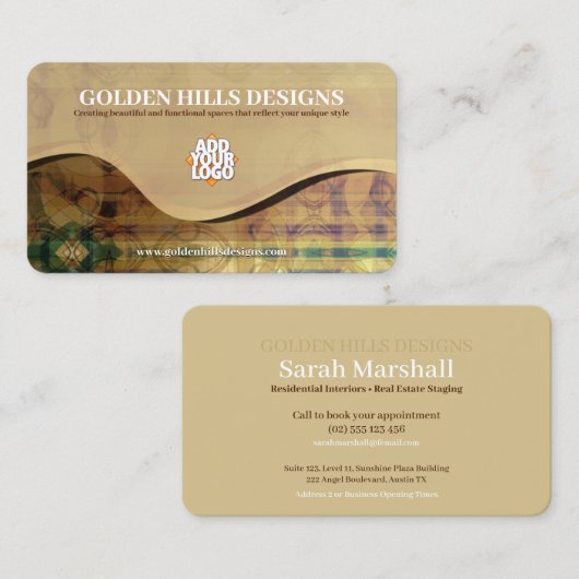 ゴールデン転がズヒルズ(パック100)ビジネス 予約カード (正面/裏面)