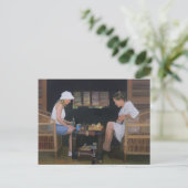 ゴールデン遊アイでのチェス ポストカード (スタンド正面)