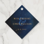 ゴールデン銀河系ウェディングシャワー フェイバータグ (裏面)